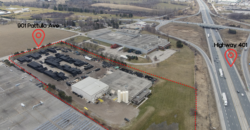 47,000 SF Industrial Building on 10 Acres, 400′ of HWY 401 Exposure – Woodstock