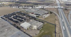 47,000 SF Industrial Building on 10 Acres, 400′ of HWY 401 Exposure – Woodstock